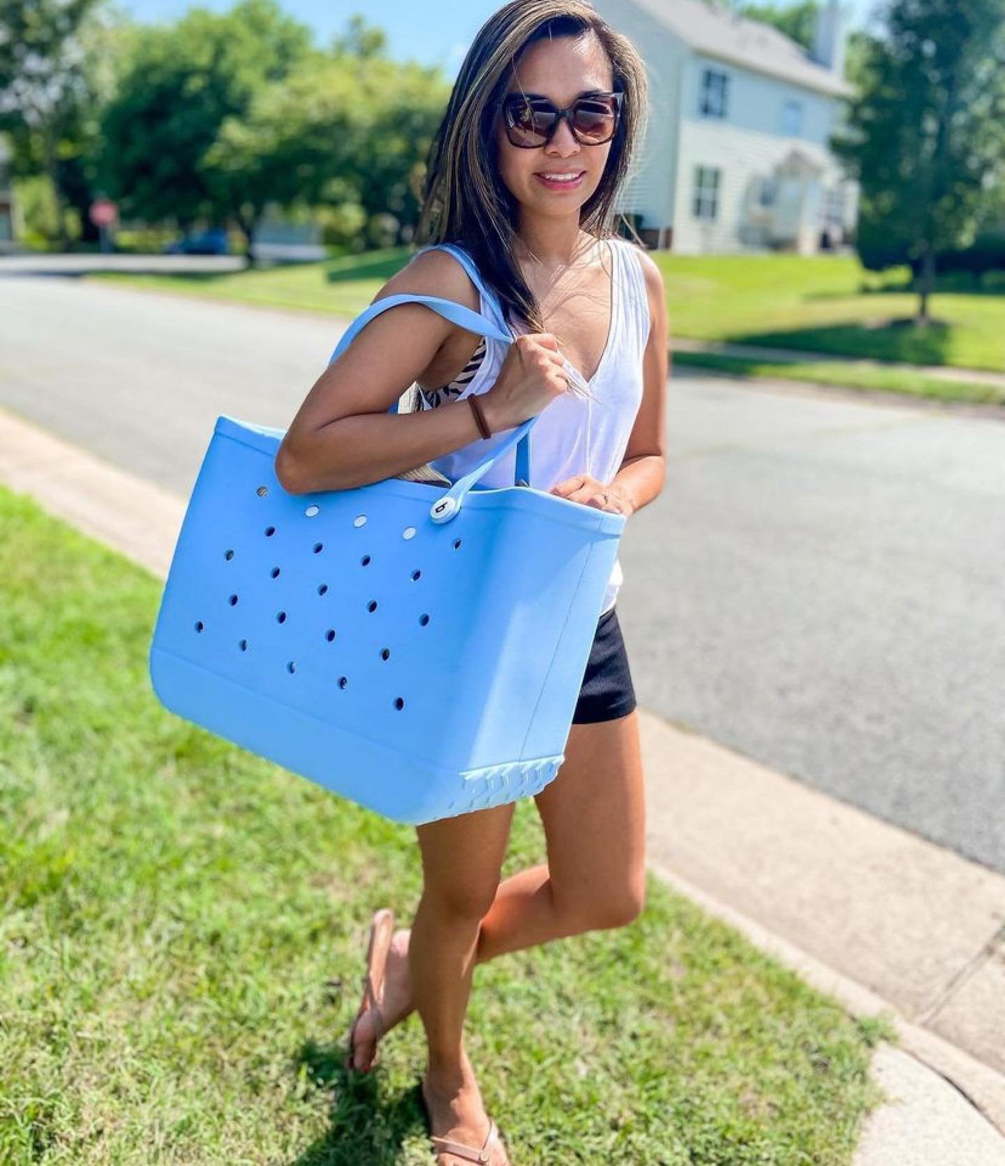 Sac De Plage Rigide — Design Coloré Et Grande Capacité