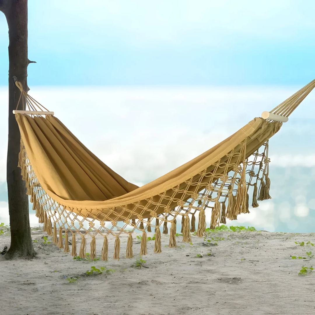 Houpací síť Exteriér Boho – Stylová relaxace a uklidňující atmosféra