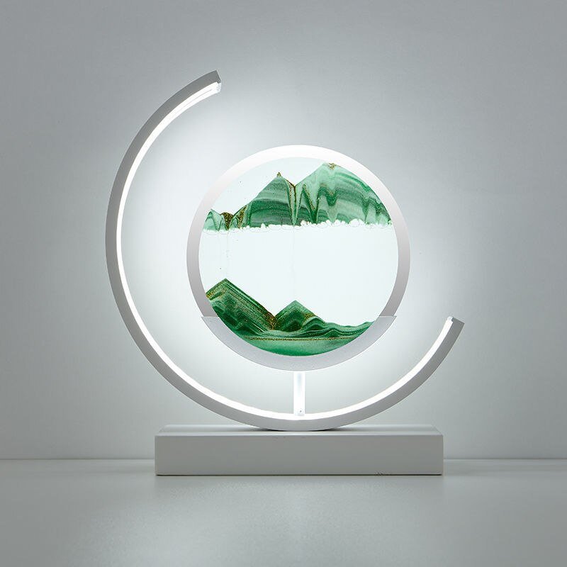 Lâmpada de Areia em Movimento – Relaxamento Visual e Ambiente Acalmante