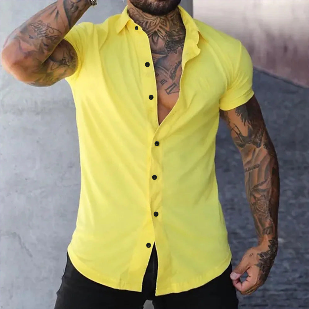 Joseph | Camisa de Mangas Curtas Elegante – Corte Ajustado e Estilo Moderno
