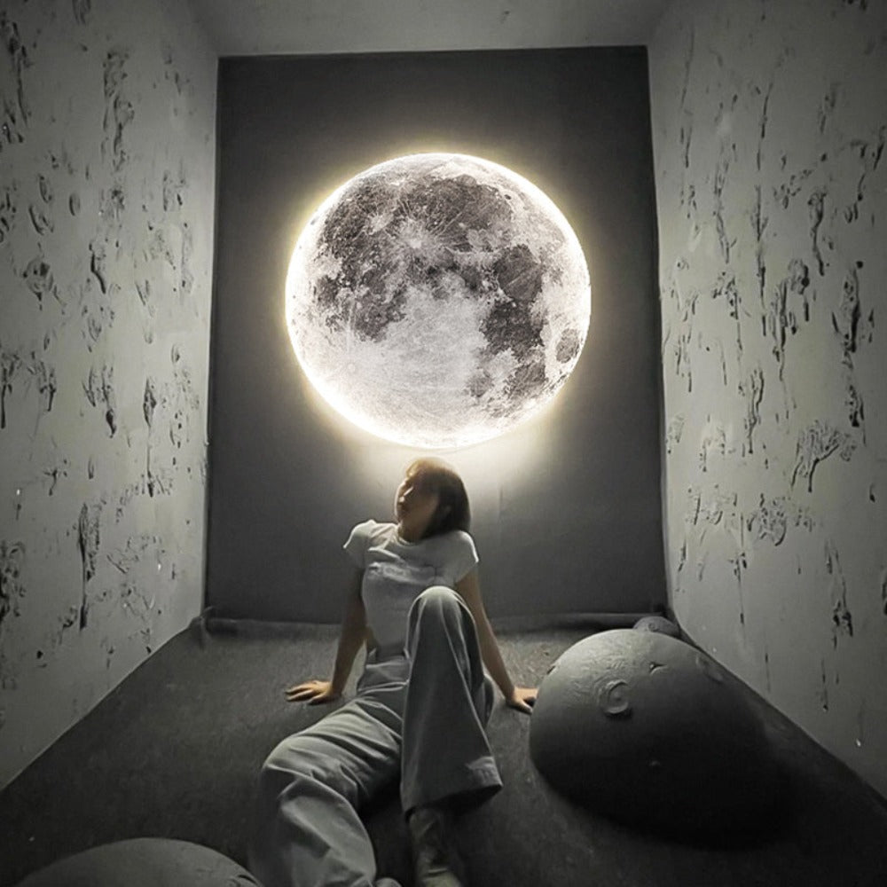 3D LED Wall Lamp – Moon For a Unique Atmosphere