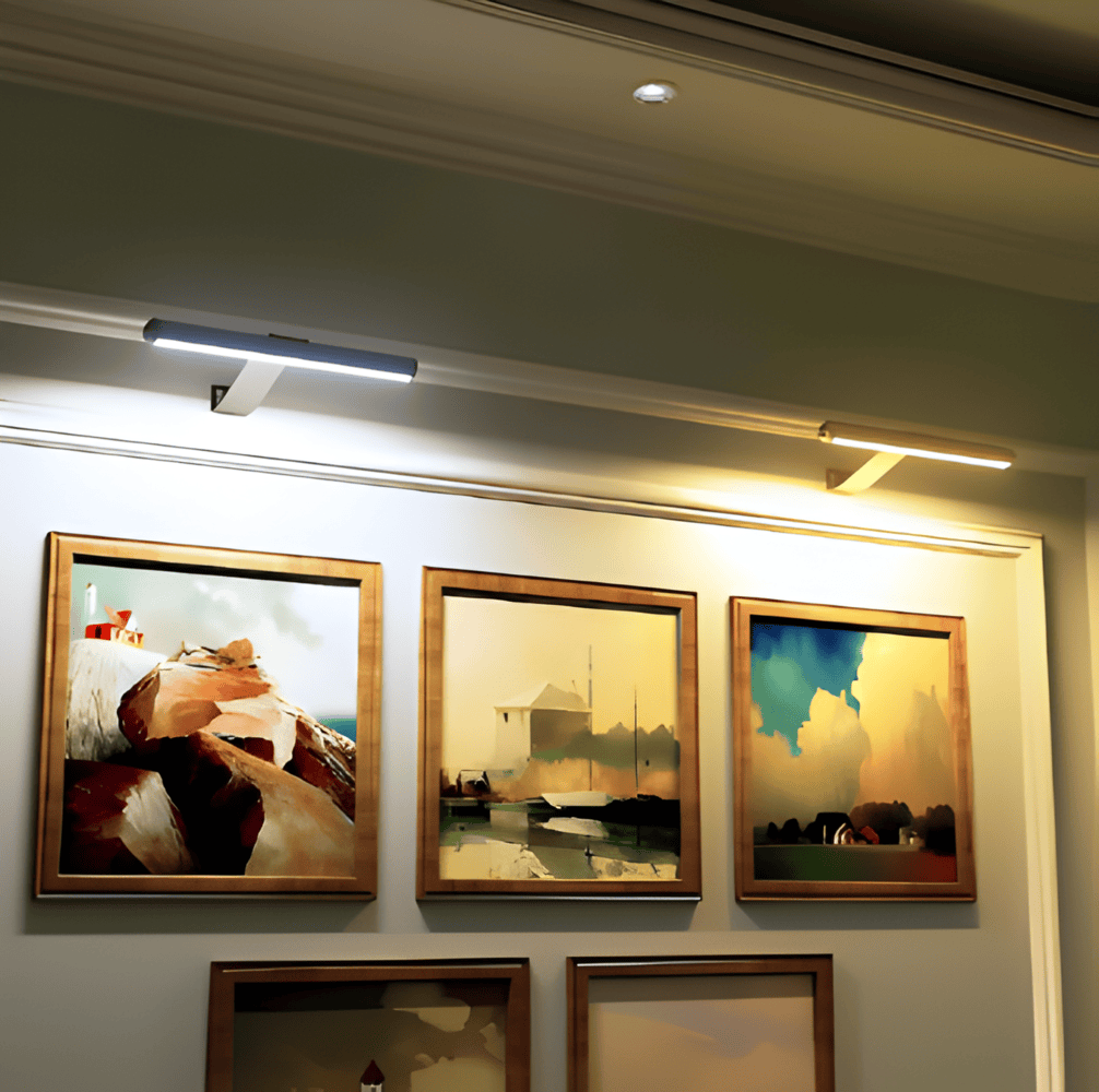 مصباح حائط LED لاسلكي USB قابل لإعادة الشحن - دوران كامل وإعادة شحن مريحة