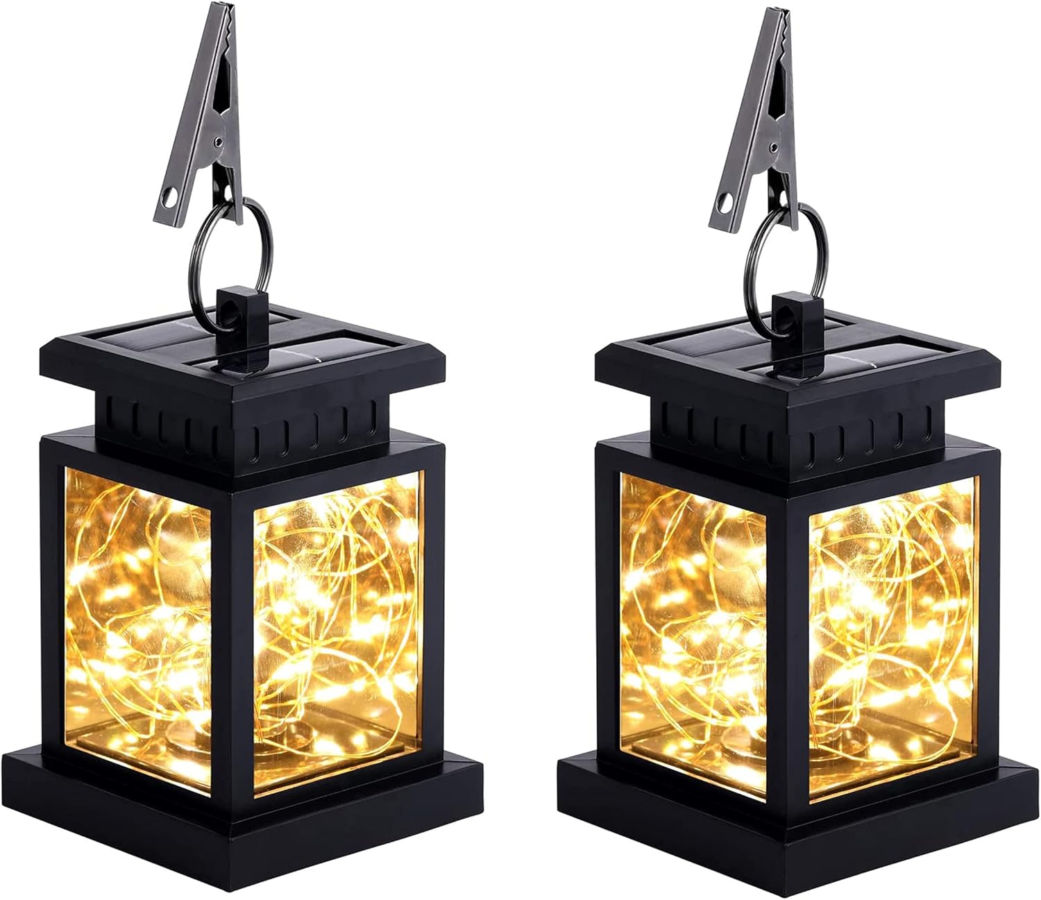 Linterna Solar Suspendida — Iluminación de Jardín y Terraza