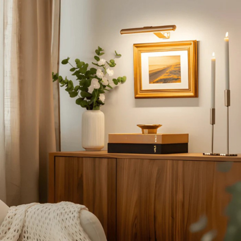 Lampe Murale Led Rotative Sans Fil Rechargeable USB — Rotation Complète & Recharge Pratique