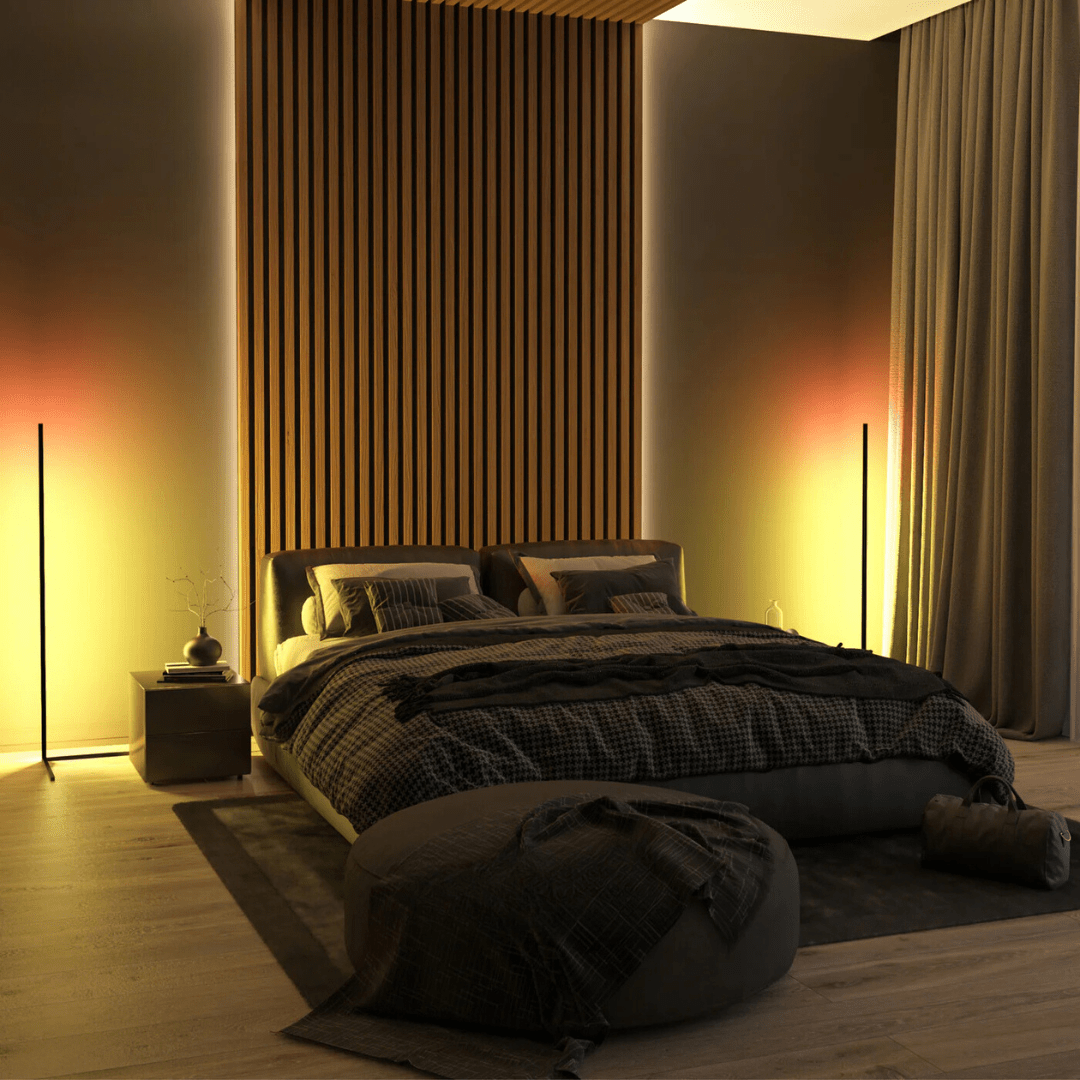 Candeeiro de ambiente de canto - Éclat Multicolore & Atmosphère Moderne