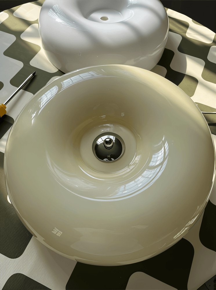 Skandinavisk glasloftlampe - moderne dekoration og nem installation