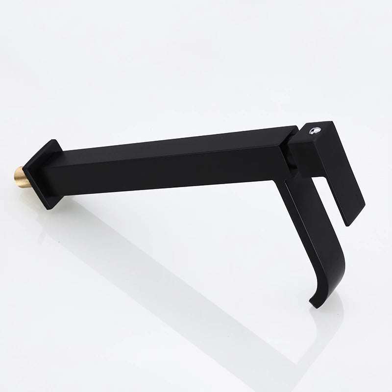 Høyt Servantkran – Elegant Matt Svart Finish