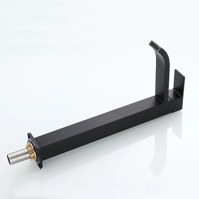 Høyt Servantkran – Elegant Matt Svart Finish