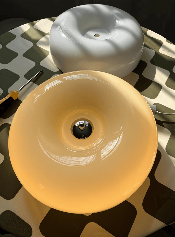 Skandinavisk glasloftlampe - moderne dekoration og nem installation