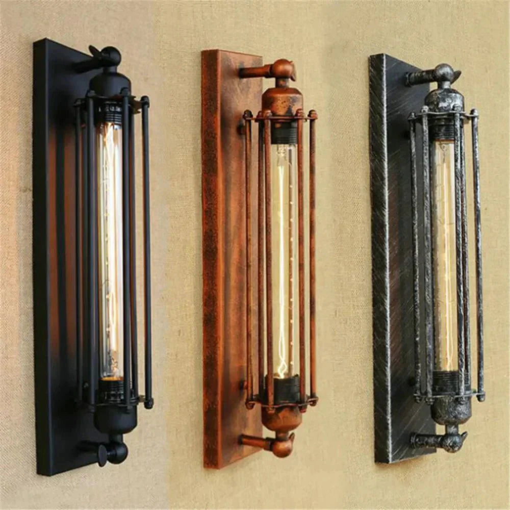 Vintage LED-vägglampa – Retro charm och modern belysning