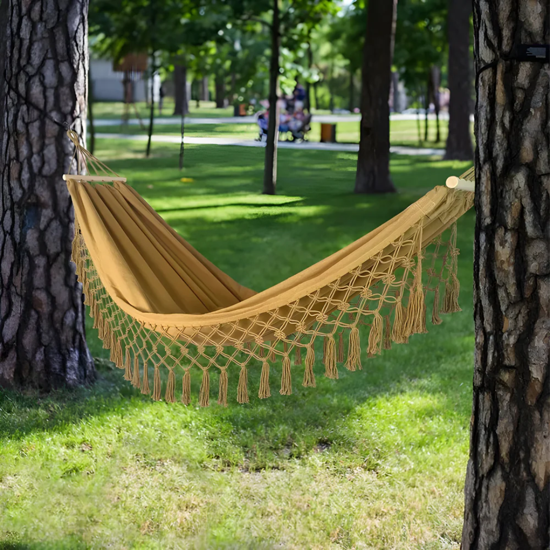 Houpací síť Exteriér Boho – Stylová relaxace a uklidňující atmosféra