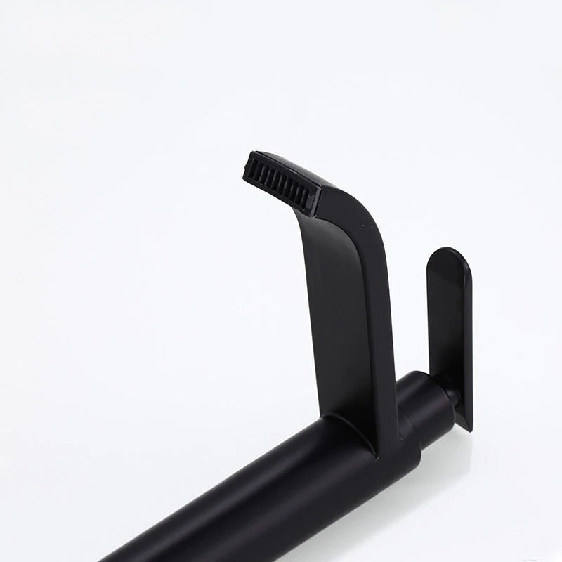 Høyt Servantkran – Elegant Matt Svart Finish