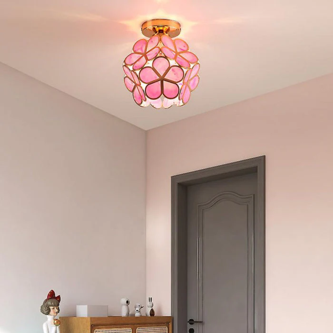 Loftlampe i Blomsterform – Delikat og Moderne Design