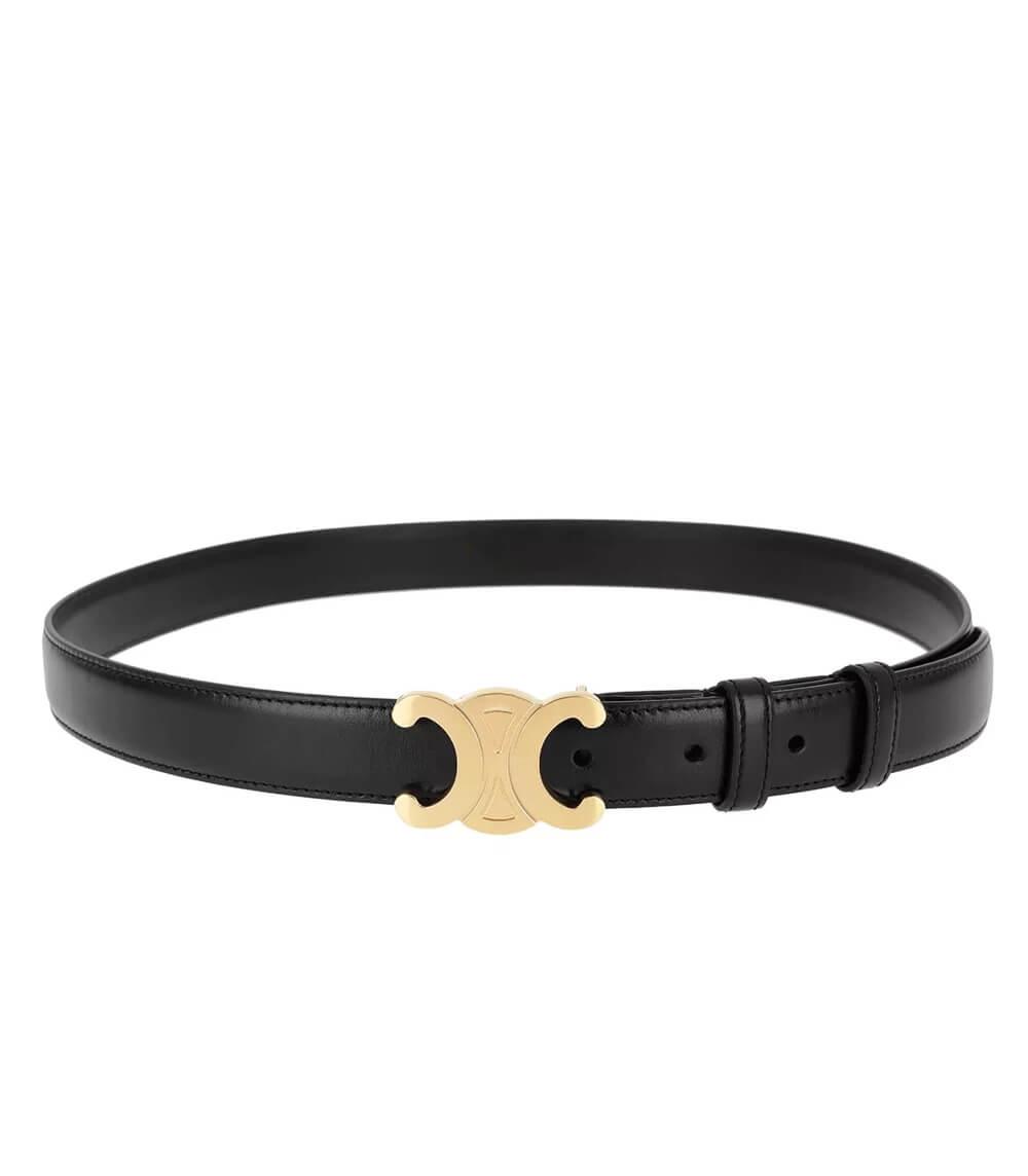 Elegant Bælte – Chic Finish Og Trendy Guldspænde 