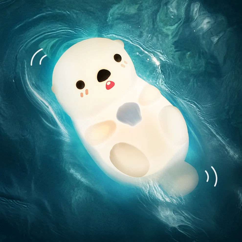 LED Nachtlampje – Schattige Zachte Silicone Zeehond 