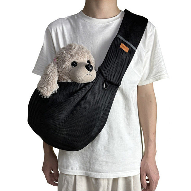 Bolsa de Transporte Transpirable para Perro – Bandolera Cómoda y Con Una Óptima Ventilación 