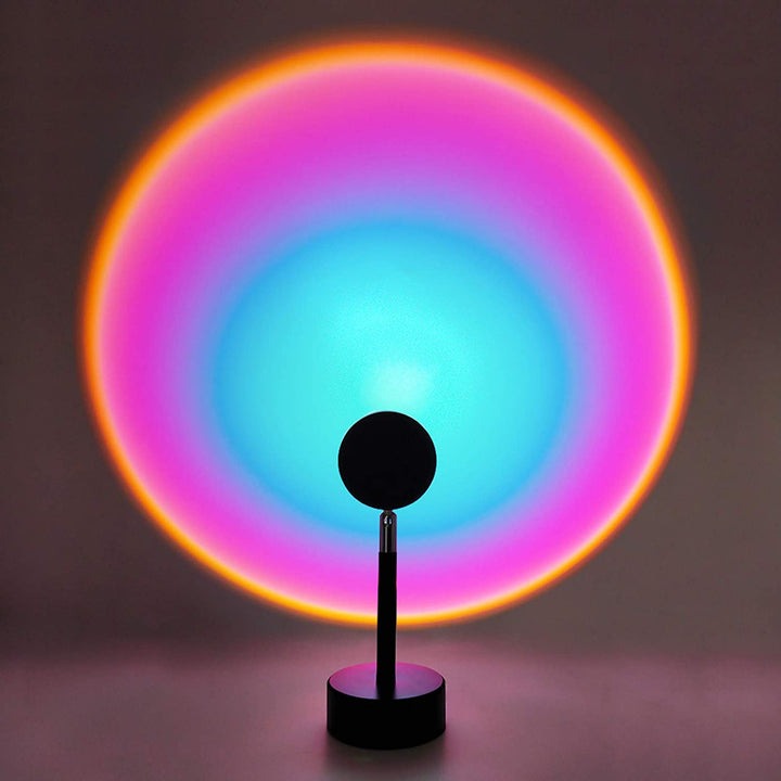 Lâmpada Inteligente de Pôr do Sol — Decoração Moderna e Bem-Estar Luminoso 