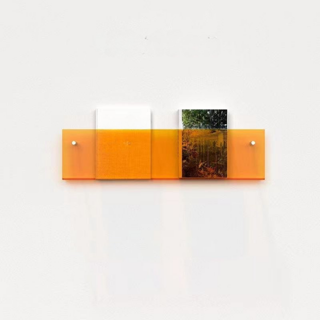 Wandrek Tijdschrift Houder Transparant – Chic En Modern Ontwerp 