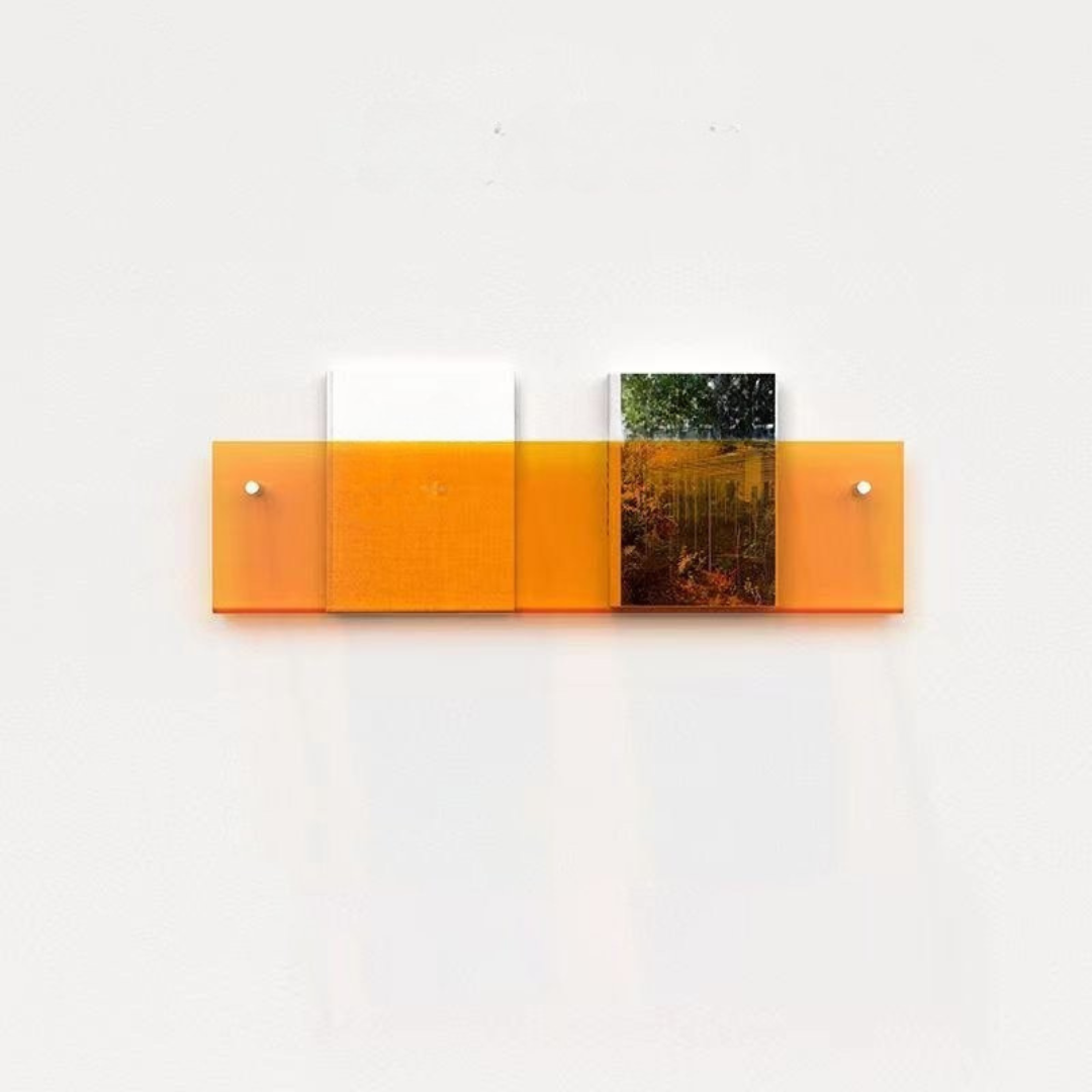 Wandrek Tijdschrift Houder Transparant – Chic En Modern Ontwerp 