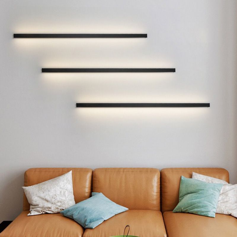 Lampada da Parete LED Lineare – Eleganza Sobria per Interni Moderni 