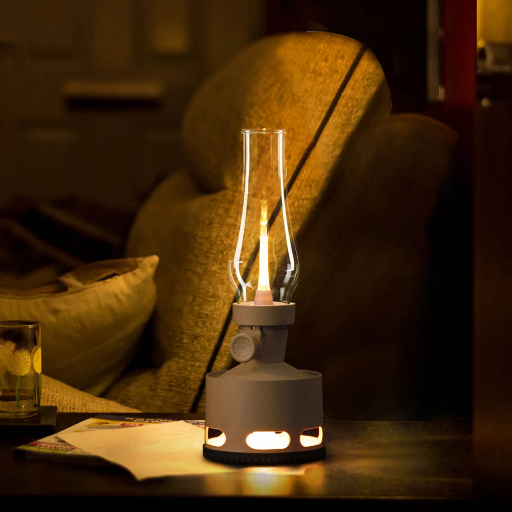 Lanterna LED Estilo Retro – Iluminação Decorativa Elegante 