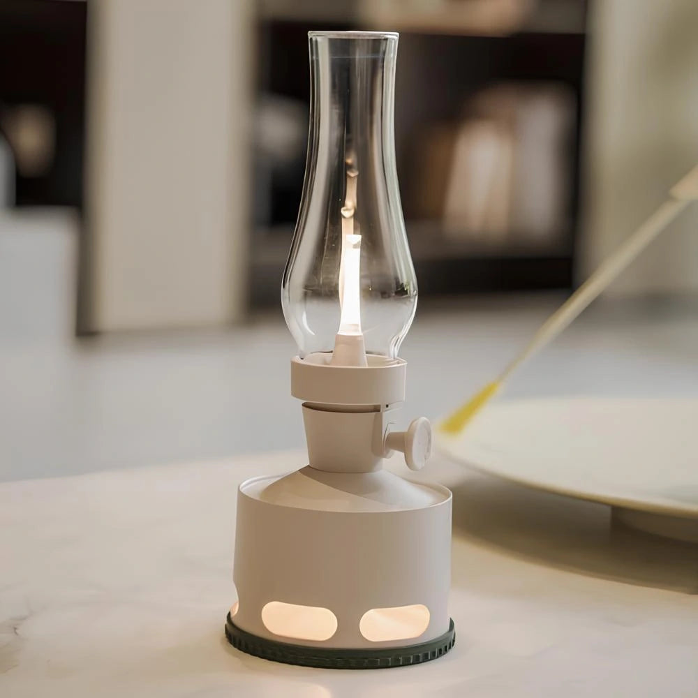 Lanterna LED Estilo Retro – Iluminação Decorativa Elegante 