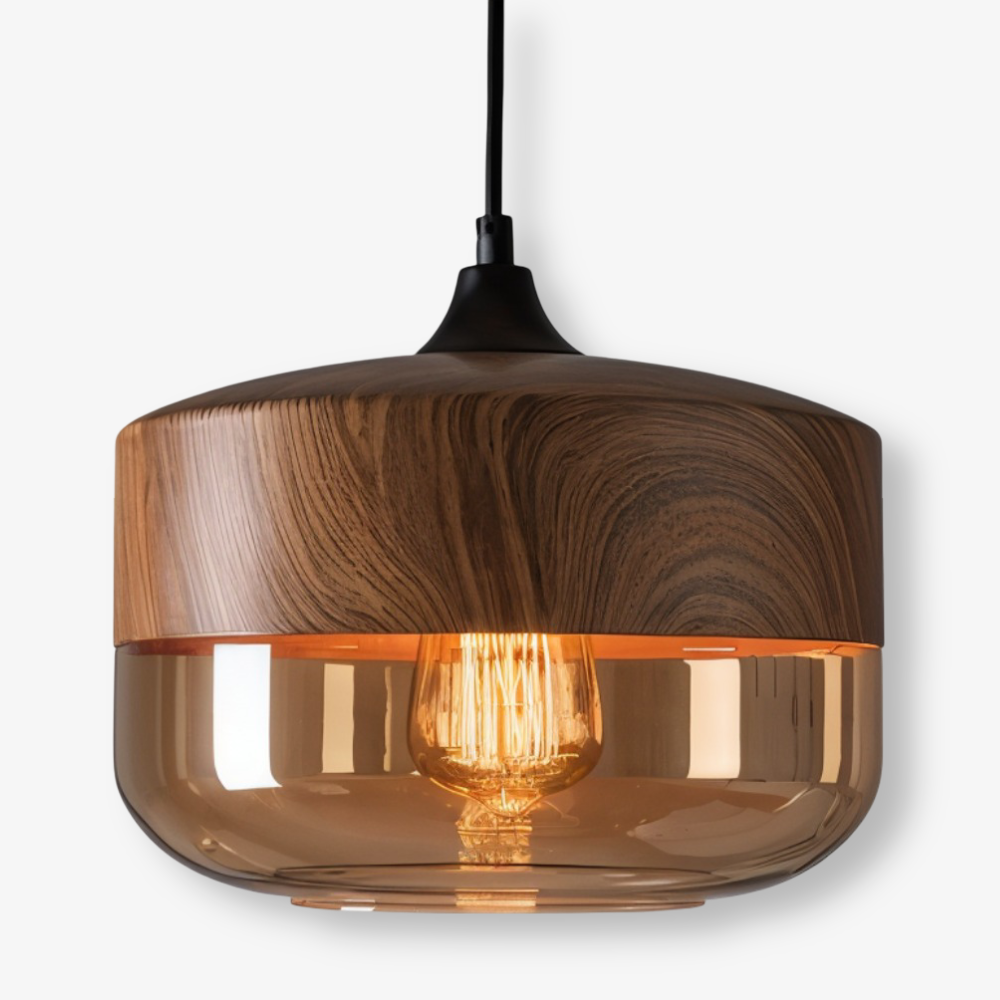 Pendente Retro Glass Loft - Iluminação moderna e ambiente único