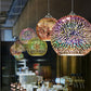Moderna hängande lampa med fyrverkerieffekt – Visuellt sken och trendig design 