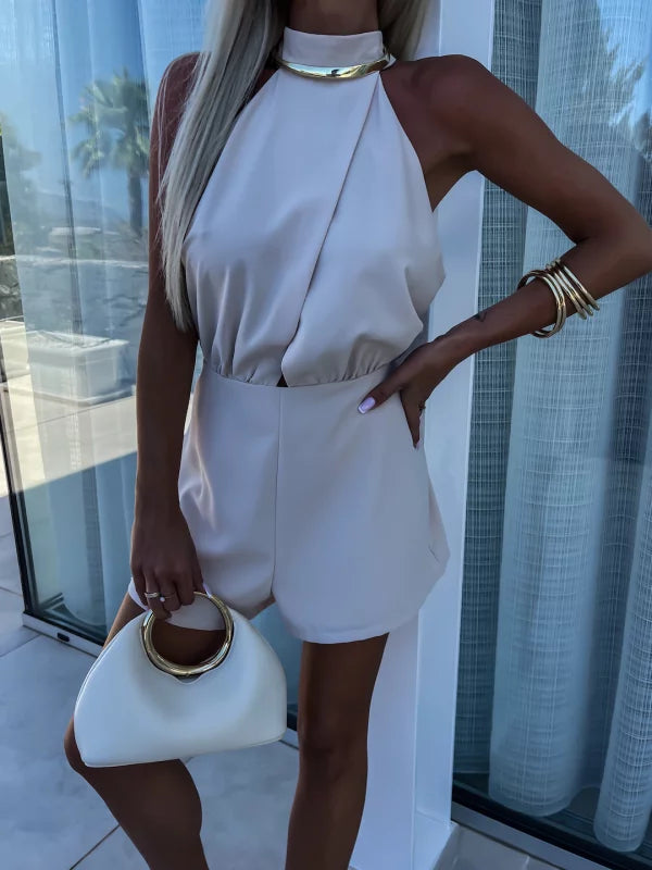 Dorcas | Macacão Curto Elegante – Estilo Audacioso e Refinado 
