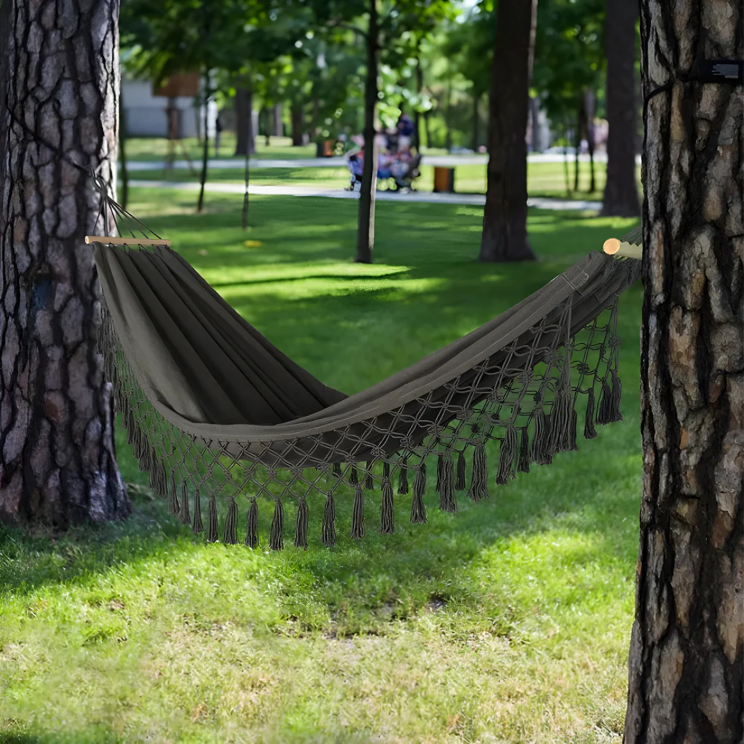 Houpací síť Exteriér Boho – Stylová relaxace a uklidňující atmosféra 