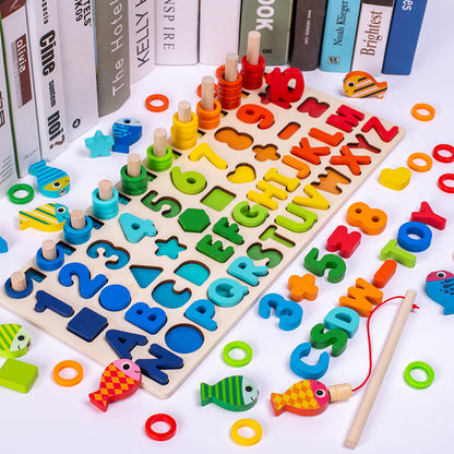 Woods ™ - Montessori wooden playing board