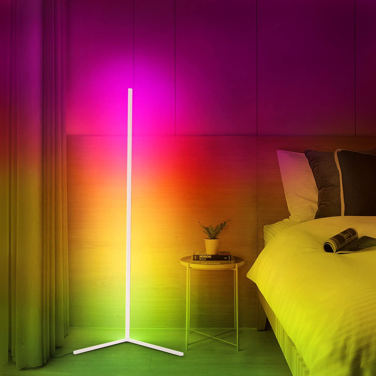 Lampada Angolare LED – Illuminazione Ambientale e Design Minimalista 