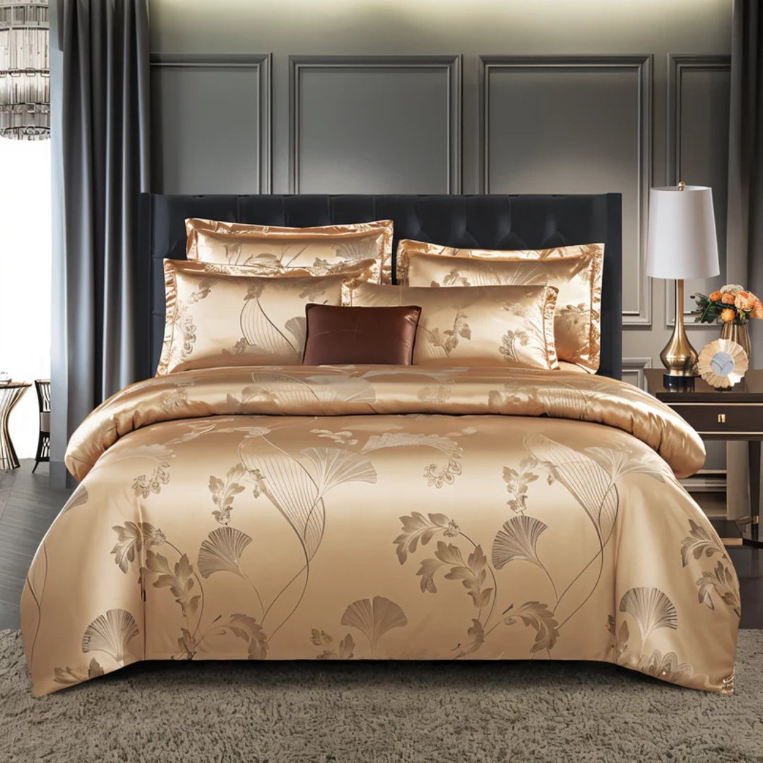 Satin Bettwäsche – Florale Eleganz und absoluter Komfort 