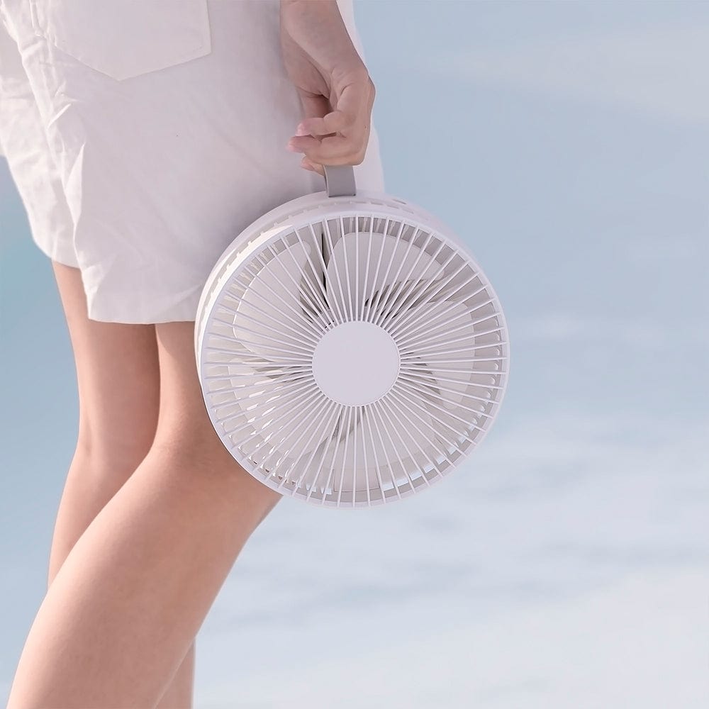 Ventilateur Portatif Télescopique Avec Batterie Intégrée