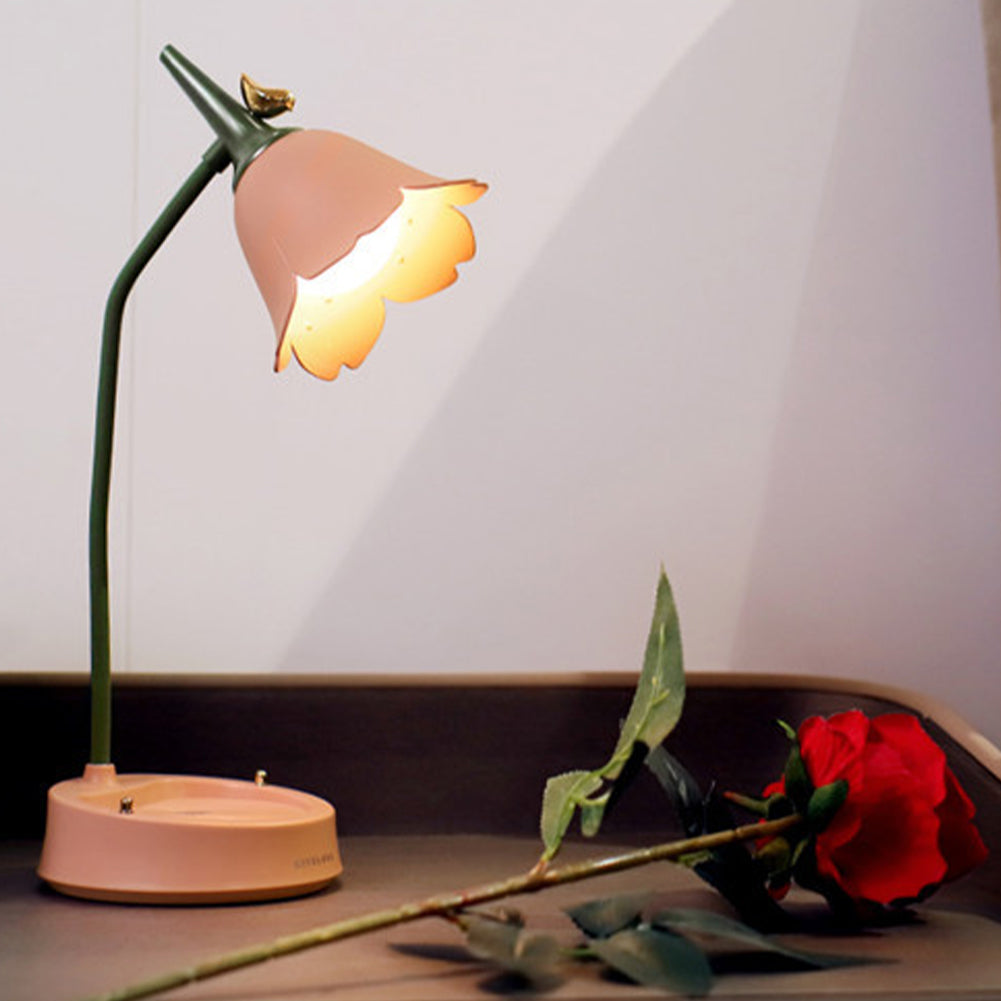 Kontorlampe Blomst – Eleganse Og Mykt Lys 