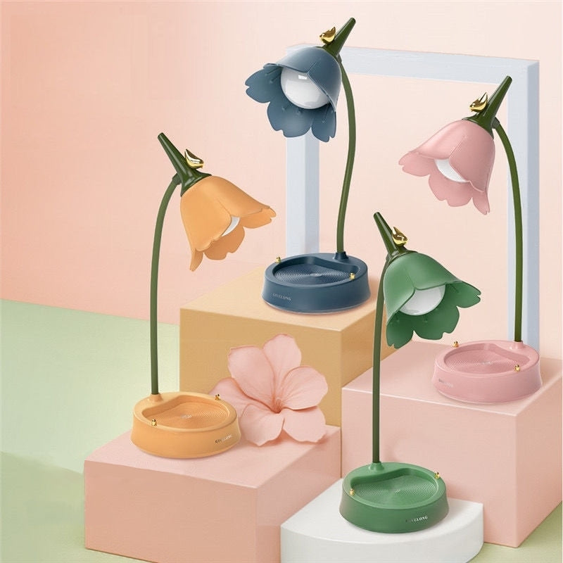Kontorlampe Blomst – Eleganse Og Mykt Lys 