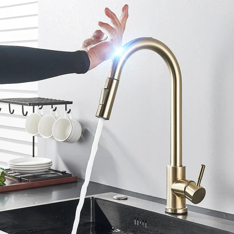 Slimme Keukenkranen – Touchsensor En Flexibele Douchekop 