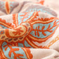 Bohemian Floral Patterned Blanket with Fringes 