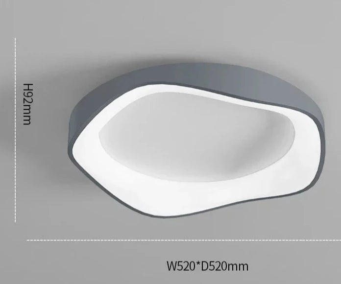 Asymmetrisk LED-loftlampe – Trend og Elegance 