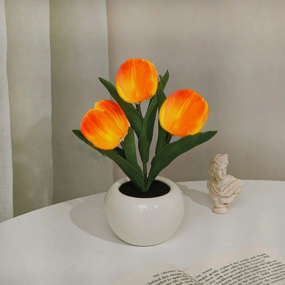 Lâmpada Decorativa Tulipa – Ambiente Aconchegante e Refinado 