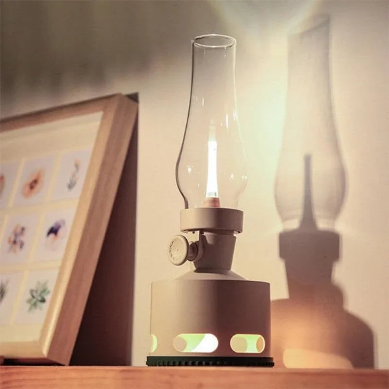 Lanterna LED Estilo Retro – Iluminação Decorativa Elegante 