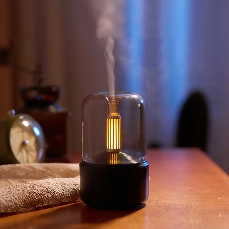 Difuzor vůní — Uklidňující plamenová atmosféra 
