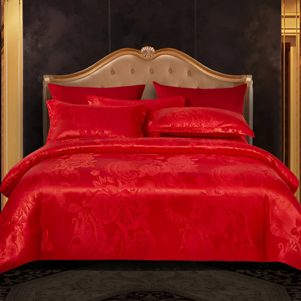 Satin Bettwäsche – Florale Eleganz und absoluter Komfort 