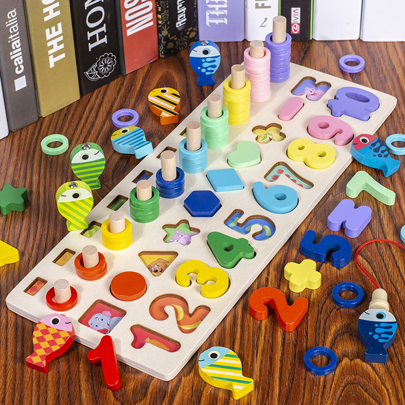 Woods ™ - Montessori wooden playing board