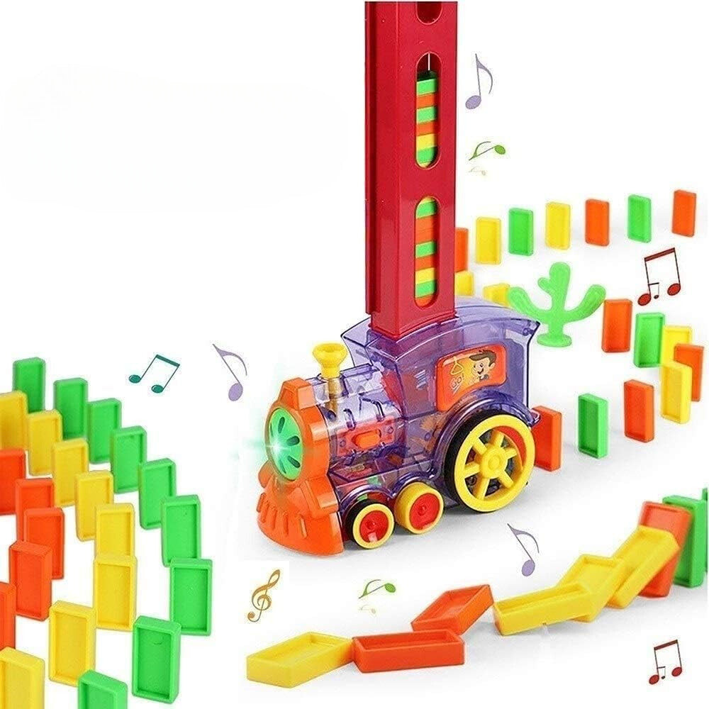 Tåg Dominos Express – Spel och kreativitet för barn 