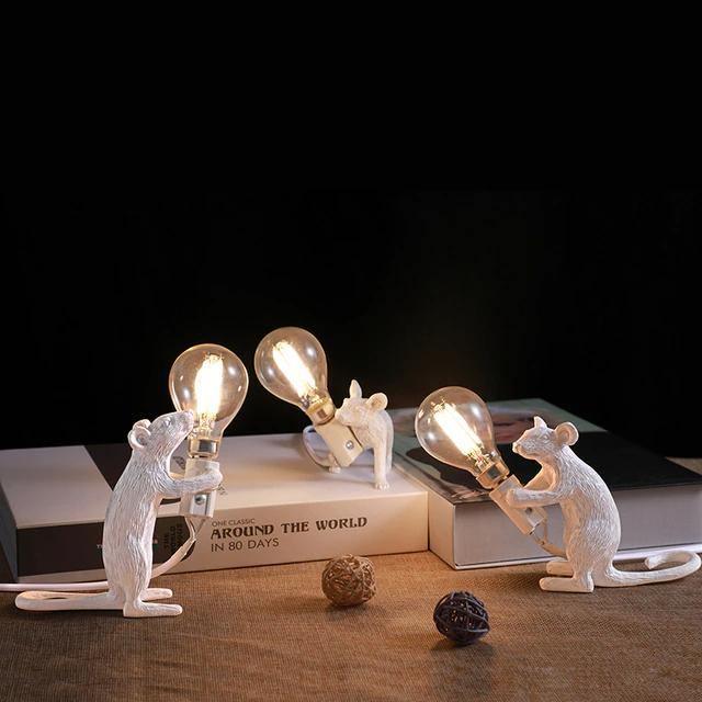 Lampa de birou Șoarece – Decorațiune originală și iluminat la modă 