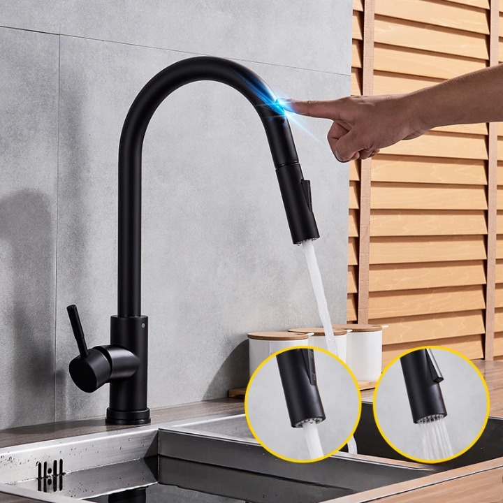 Slimme Keukenkranen – Touchsensor En Flexibele Douchekop 