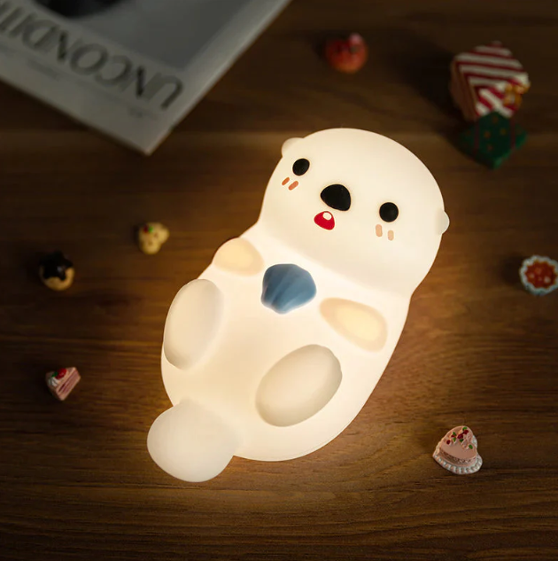 Luz nocturna LED – Foca Linda de Silicona Suave 