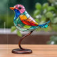 Adorno Decorativo – Aves Posadas Sobre Una Rama 