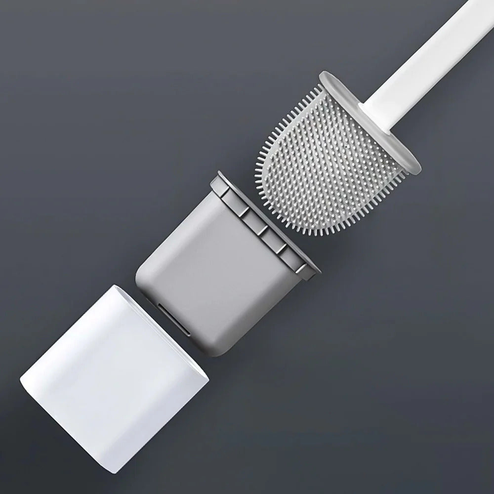 Flexible Silicone Toilet Brush – Durable and Antibacterial Design 